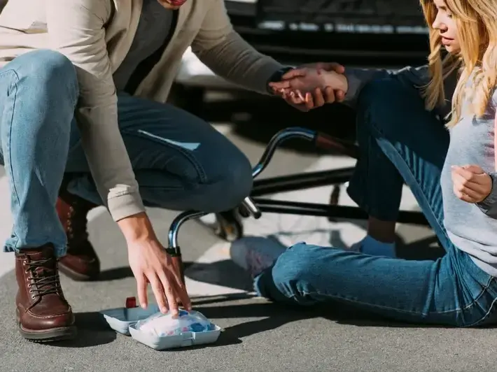 Attorney analyzing Gilbert Police report and intersection evidence for a Heritage District pedestrian death case